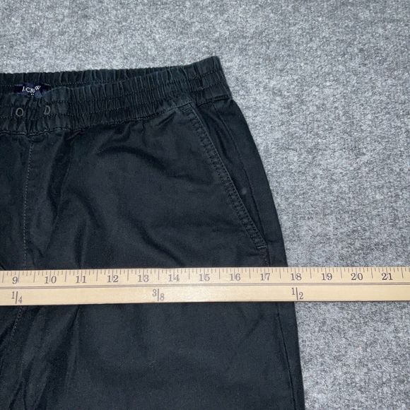 J.CREW Pants Womens Size 4S Black Joggers Pull On Pockets Capri twill - Picture 4 of 12